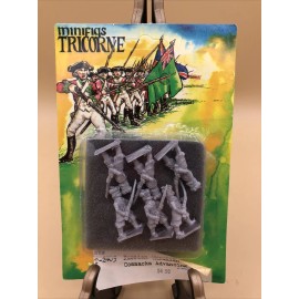 Minifigs Tricorne Minis 25mm SYW T-2405 Russian Ukrainian Cossacks Advancing