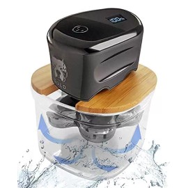 FitSan d Bamboo Shaver Rinse Stand Compatible with Skull Shaver Pitbull Gold PRO Head S