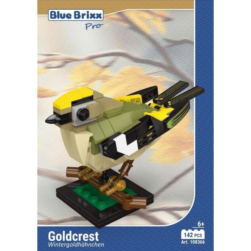 BlueBrixx Pro 108366 Winter Gold Chicken Made of Clamping Blocks