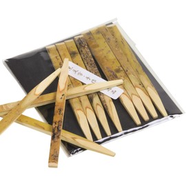 Morikuru TK08-11 Confectionery Toothpicks, Black Letters, 3.7 inches (9.5 cm), Made in Japan, Pack of 12, Black Mount Toothpicks, SG Wonder zone