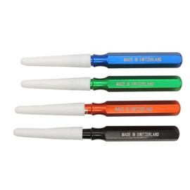KD89 Horotec MSA17.000-04 Swiss Aluminium Oil Skewer Set, Multi-Colour, Colour Coded (Set of 4), multicoloured, Colour coded