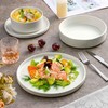 Herogo 8 Piece Dinnerware Sets with Pasta Bowls for 2,