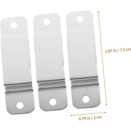 Yeanifeana15 Piezas Soporte De Cinta Métrica De Metal Montaje De Clip De Cinta Métrica Portaherramientas Universal Clip Metálico para Cinturón Linterna Cinturón para Herramientas Planchar (15)