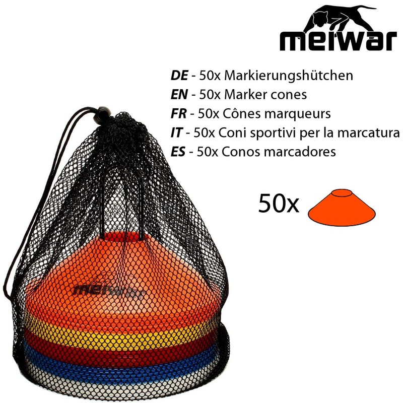 meiwar Football Hat Marking Cones Set for Football Training Set