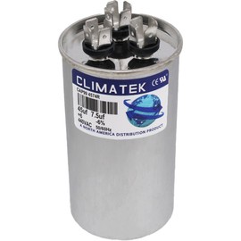 ClimaTek Round Capacitor - fits Carrier # HC98KA047 | 45/7.5 uf MFD 370/440 Volt VAC