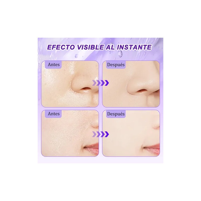Base Maquillaje Polvo Compacto Matte Con Espejo Lavanda
