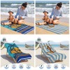 Extra Large Cute Blue Stripe Beach Towels Set of 2