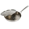 Babish 12-Inch Tri-Ply Stainless Steel Frying Pan with Lid –