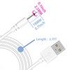 Bicmice 2.7Ft USB DC Charging Cable 2.5mm DC Charger Cord