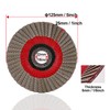 HOMESOM 5 Inch 4pcs 60/100/200/400 Grit Sanding Discs Flap Sanding