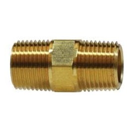 Midland Industries 28214 Long Nipple, 1/2 in MNPT x 1/2 in MNPT, 1.81 in, Brass (3 Pack)