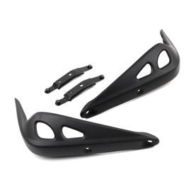 Minho Motorcycle Handlebar Guard Handgrip Covers in PP Material Compatibel with Yamaha Bws Zuma 50cc 2009 2010,Zuma Accessory Hand Protector, Black Color