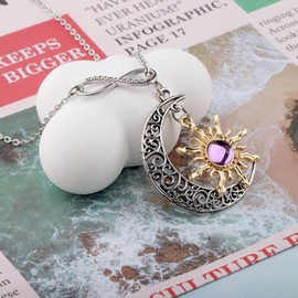 CMNIM Fairy Tales Gift Princess Sun Necklace Tangle Earrings Go Live Your Dream Inspirational Quotes Jewelry Gift for Princess Fans (Princess Sun Y Necklace)