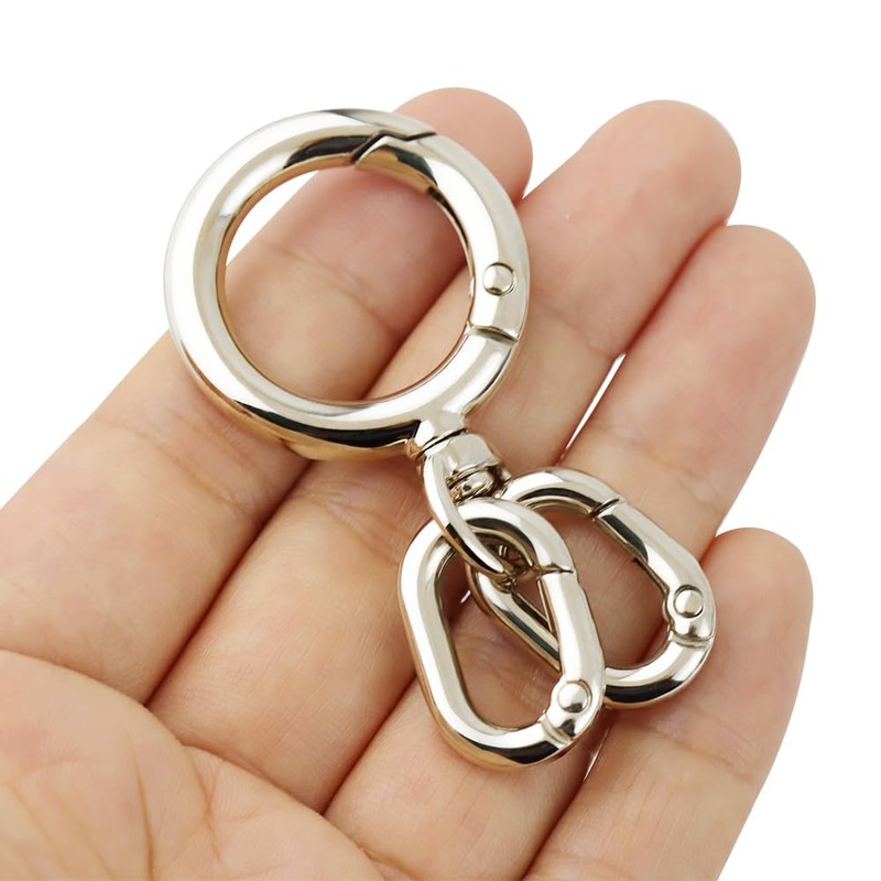 FUSSED Keychain, Carabiner, Stylish, Keychain, Frosted Surface, Lost Prevention, Easy