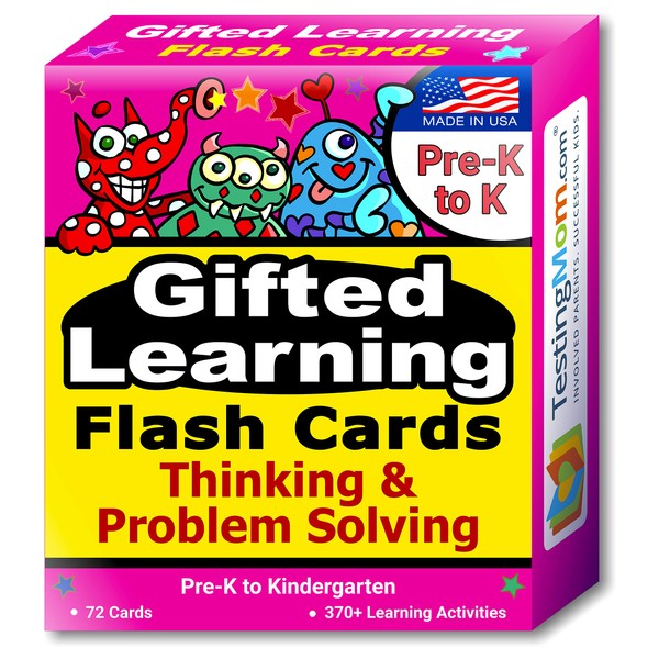 TestingMom.com Gifted Learning Flash Cards – Thinking & Problem-Solving for