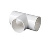 TOP-VIGOR 10pcs 25mm Slip Tee PVC Pipe Fitting, T-Shaped Coupling