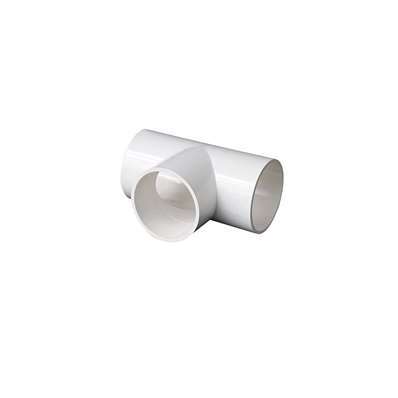 TOP-VIGOR 10pcs 25mm Slip Tee PVC Pipe Fitting, T-Shaped Coupling