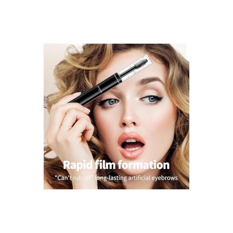 Gel para Cejas de Doble Extremo con Color, Fijador de
