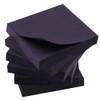 Black Sticky Notes, 6 Pads, 3 X 3 Inch, 100