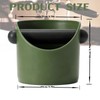 POPOYU Coffee Knock Box,Mini Espresso Knock Box,Army Green Coffee Grounds