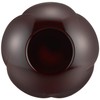 Mitani M17347-5 Yamanaka Lacquerware Medium Plate, Dark Brown, 5.9 inches