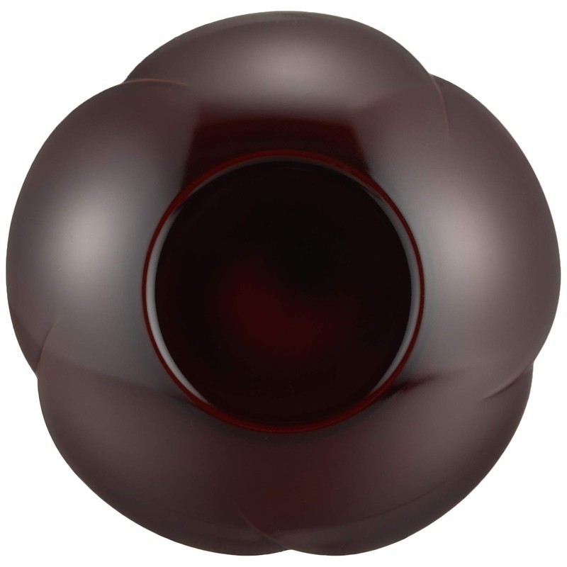 Mitani M17347-5 Yamanaka Lacquerware Medium Plate, Dark Brown, 5.9 inches