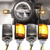 4pcs Motorcycle Indicator Light 12V 6LED Indicator Lights Motorcycle Indicator