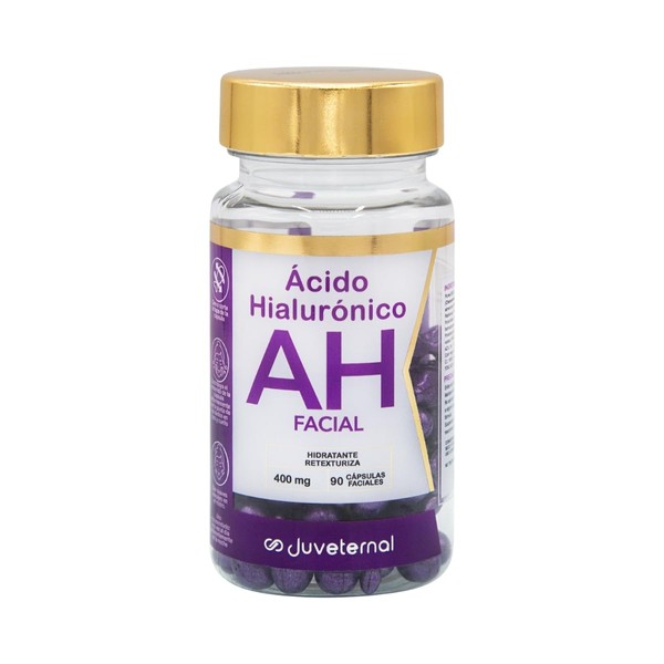 JUVETERNAL Cpsulas Faciales de cido Hialurnico 90 cpsulas Twist-Off Hidrata,