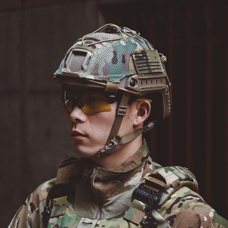 EXCELLENT ELITE SPANKER Tactical Mesh Helmet Cover Cordura 500D Cordura