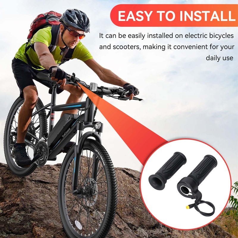 Frdhee Electric Bike 20X Full Twist Throttle, Right Handle Throttle