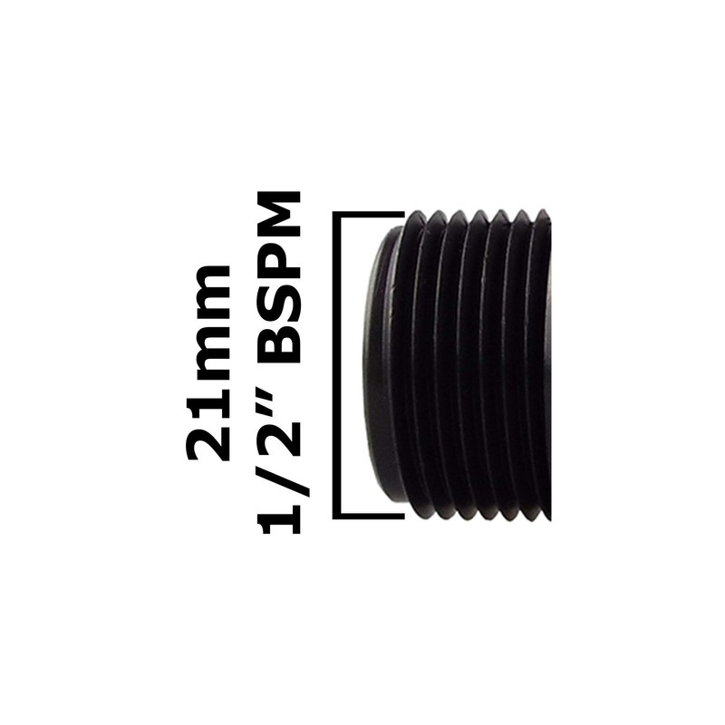 waterbutt/water tank metal butterfly tap kit universal click-lock connection (3/4"