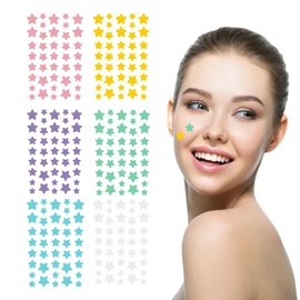 WUSJCOF 480 Stück Pimple Patch Hydrokolloid Pflaster Unsichtbare Natürliche Mit Und Nacht 2-In-1 Anti Pickel Patches Wasserdicht Atmungsaktiv Absorptions (Sternform)