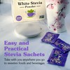 NuNaturals White Stevia Powder Packets, Single-Serve, Zero Calorie Sugar Substitute,