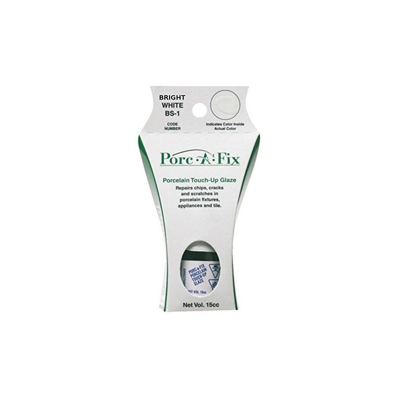 Fixture Fix BS1 Glaze BSC WHT by PORC-A-FIX MfrPartNo BS-1,