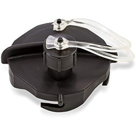 Camco 39463 Sewer Cap With Hose Connect, Black, 3/4"