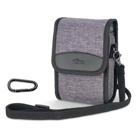 KIWIFOTOS Compact Camera Case, gray, Compatible, for travel and travel