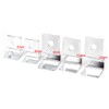 TOPINCN 4Pcs Aquarium Cover Bracket Stainless Steel Fish Glass Cover