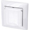Flush-Mounted Socket, Cover, Plug-In Terminal, All-in-One, Series G1 Pure White