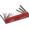 Gray Tools 69958 9 Piece S2 SAE Short, Folding Hex