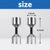 CNWZYMX 2 Pcs Stainless Steel Flange Two Hole Pins Set