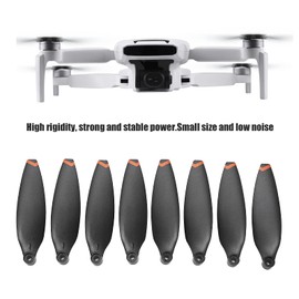 MUNEFE Drone Propellers, Drone Blades, Drone Fan Blades, Suitable for Improving Drone Agility and Responsiveness in Flights (Orange Edge)