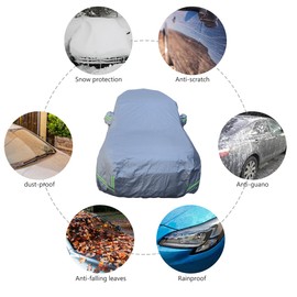 Car Front Windshield Sunshade &Full Window Shades for Land Rover Defender 90 110 130 2020-2024, UV Rays Sun Visor Protector,Heat Shield Reflector Cover (Car Cover-for Defender 110)