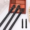 30 Pcs Disposable Sponge Eye Shadow Sticks with 3 Horsehair