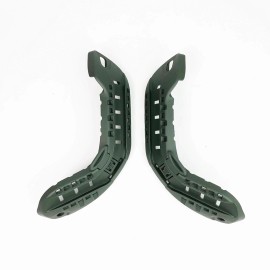 Unbranded NEW Tactical Skeleton Advanced Combat Helmet Side Rails MICH ACH MSA BAE SDS Etc - Olive Drab