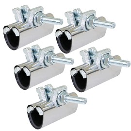 Highcraft Pipe Repair Clamp 3/4'', IPS Single Bolt, 3” Long, Stainless Steel (5 Pack)