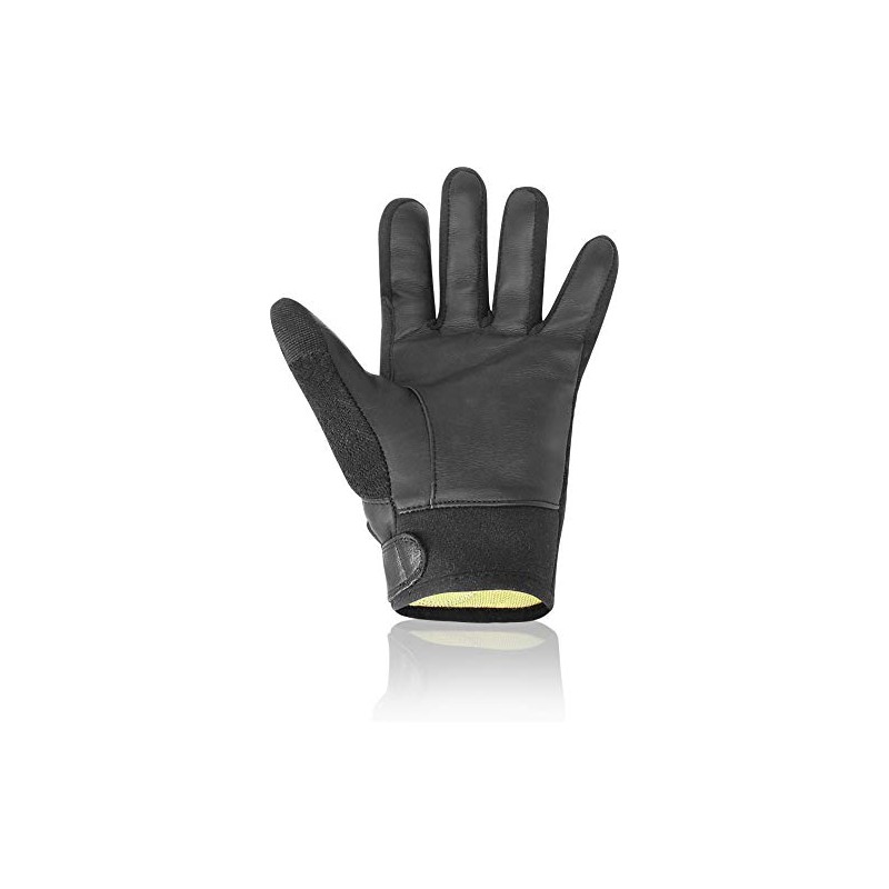 normani Tactical Neoprene Gloves with Cut-Resistant Kevlar® Insert, Dark Black,