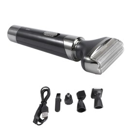 Ipetboom Clipper Set Nose Hair Trimmer Eyebrow and Sideburns for Precision Grooming Black