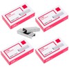WANDEHO Stapler Needles, Stapler Needles, 12mm×6mm, 24/6 Standard, High-Strength Alloy