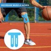 15pcs Precut Kinesiology Tape for Knees, Breathable & Waterproof Pre