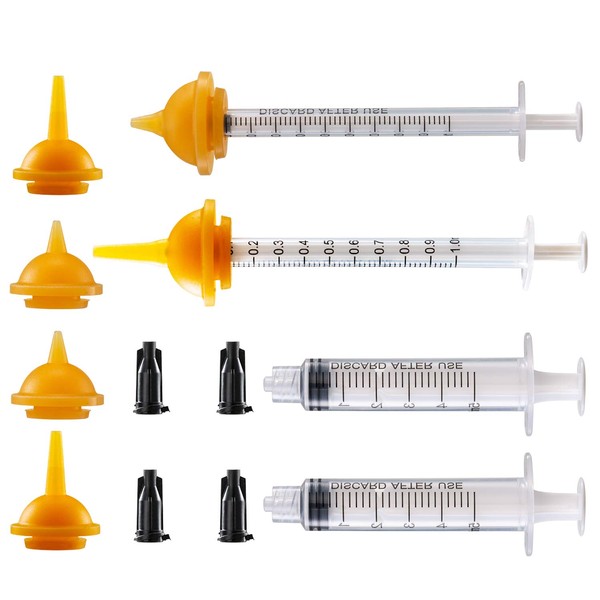 betevie Pack of 6 Dummies with Syringes for Puppies, Kittens, Squirrels and Other Pets